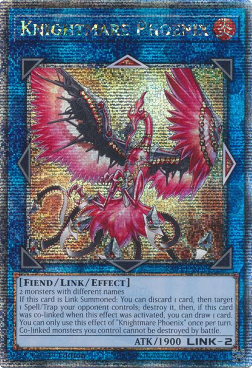 Knightmare Phoenix (Quarter Century Secret Rare) [RA03-EN042] Quarter Century Secret Rare | Deep Dive Games St. Marys