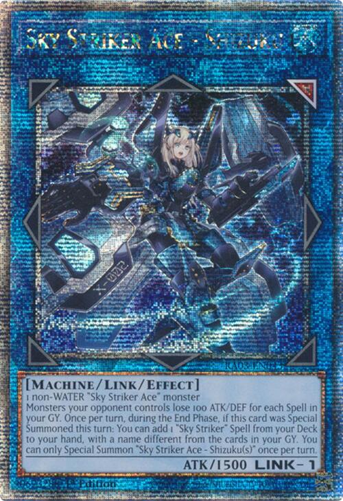 Sky Striker Ace - Shizuku (Quarter Century Secret Rare) [RA03-EN043] Quarter Century Secret Rare | Deep Dive Games St. Marys