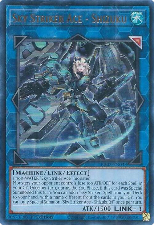 Sky Striker Ace - Shizuku (UR) [RA03-EN043] Ultra Rare | Deep Dive Games St. Marys