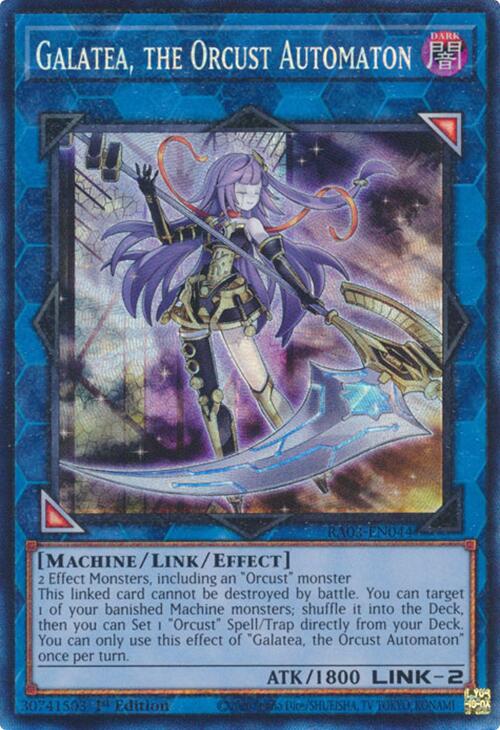 Galatea, the Orcust Automaton (CR) [RA03-EN044] Prismatic Collector's Rare | Deep Dive Games St. Marys