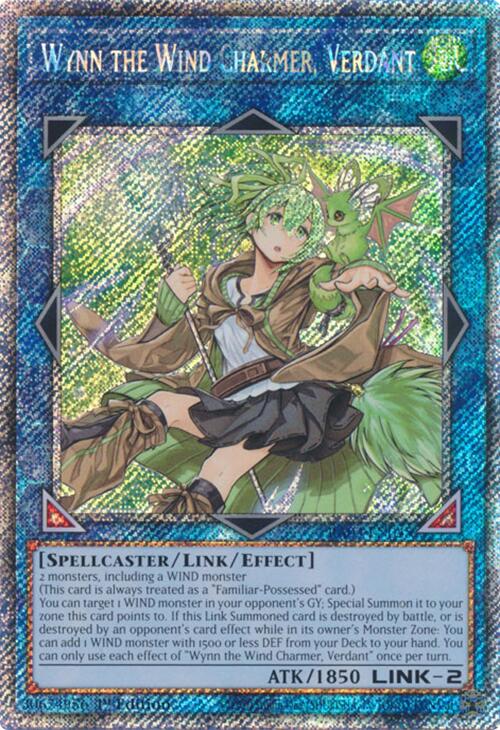 Wynn the Wind Charmer, Verdant (Platinum Secret Rare) [RA03-EN045] Platinum Secret Rare | Deep Dive Games St. Marys