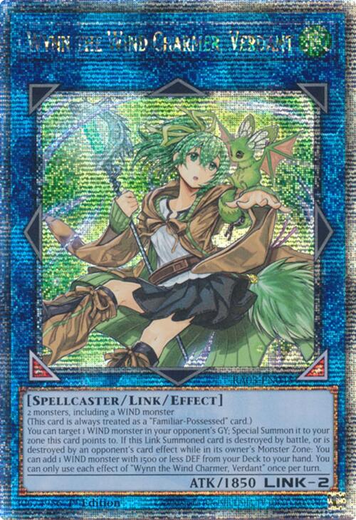 Wynn the Wind Charmer, Verdant (Quarter Century Secret Rare) [RA03-EN045] Quarter Century Secret Rare | Deep Dive Games St. Marys