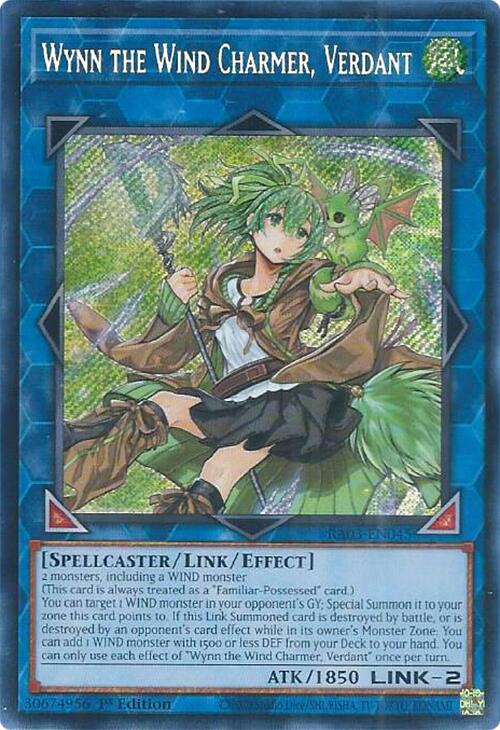 Wynn the Wind Charmer, Verdant (Secret Rare) [RA03-EN045] Secret Rare | Deep Dive Games St. Marys