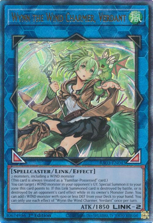 Wynn the Wind Charmer, Verdant (UTR) [RA03-EN045] Prismatic Ultimate Rare | Deep Dive Games St. Marys