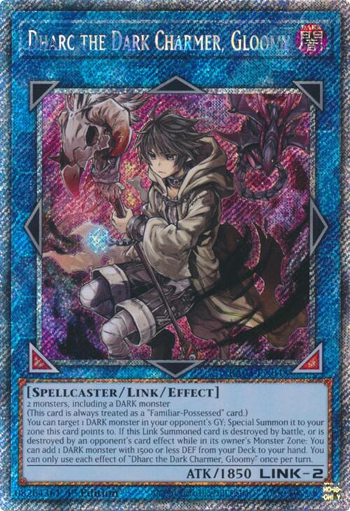 Dharc the Dark Charmer, Gloomy (Platinum Secret Rare) [RA03-EN048] Platinum Secret Rare | Deep Dive Games St. Marys