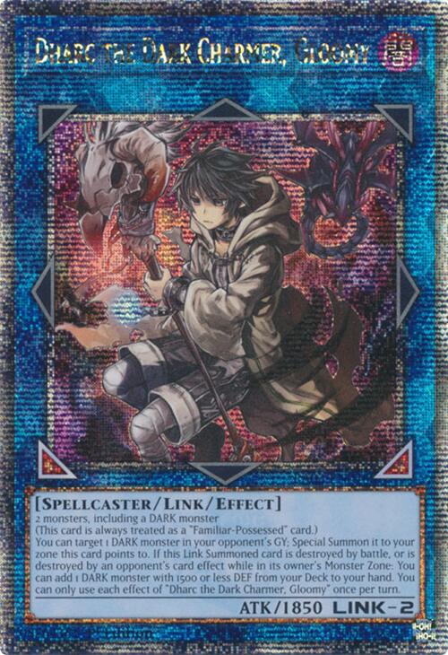 Dharc the Dark Charmer, Gloomy (Quarter Century Secret Rare) [RA03-EN048] Quarter Century Secret Rare | Deep Dive Games St. Marys