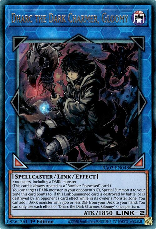 Dharc the Dark Charmer, Gloomy (UTR) [RA03-EN048] Prismatic Ultimate Rare | Deep Dive Games St. Marys