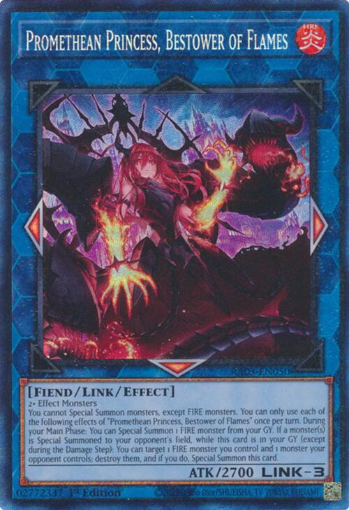 Promethean Princess, Bestower of Flames (CR) [RA03-EN050] Prismatic Collector's Rare | Deep Dive Games St. Marys