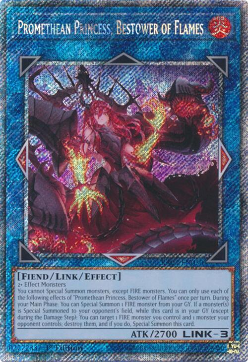 Promethean Princess, Bestower of Flames (Platinum Secret Rare) [RA03-EN050] Platinum Secret Rare | Deep Dive Games St. Marys