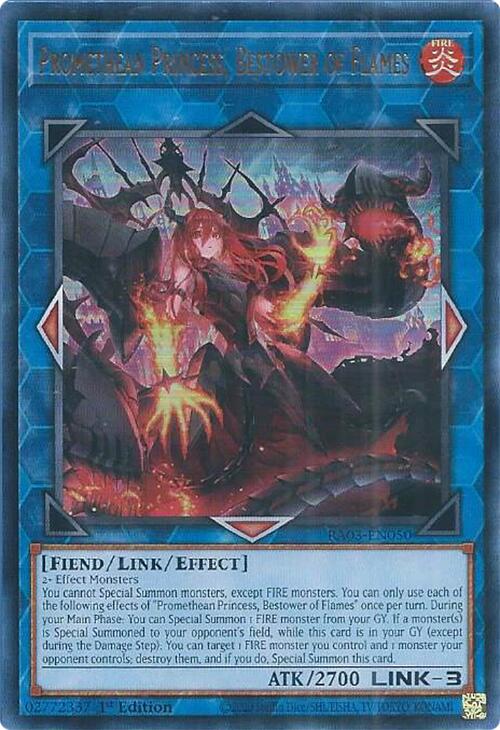 Promethean Princess, Bestower of Flames (UR) [RA03-EN050] Ultra Rare | Deep Dive Games St. Marys