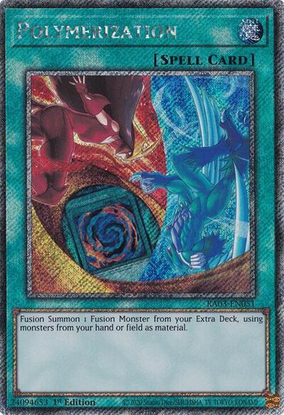 Polymerization (Platinum Secret Rare) [RA03-EN051] Platinum Secret Rare | Deep Dive Games St. Marys