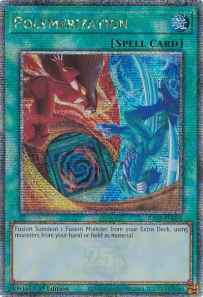 Polymerization (Quarter Century Secret Rare) [RA03-EN051] Quarter Century Secret Rare | Deep Dive Games St. Marys