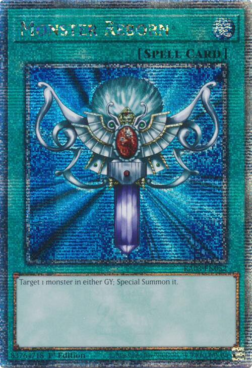 Monster Reborn (Quarter Century Secret Rare) [RA03-EN052] Quarter Century Secret Rare | Deep Dive Games St. Marys