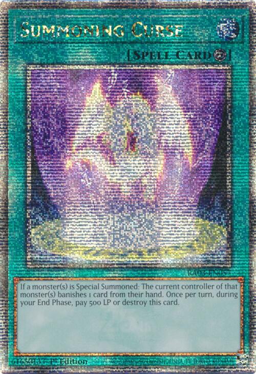 Summoning Curse (Quarter Century Secret Rare) [RA03-EN057] Quarter Century Secret Rare | Deep Dive Games St. Marys