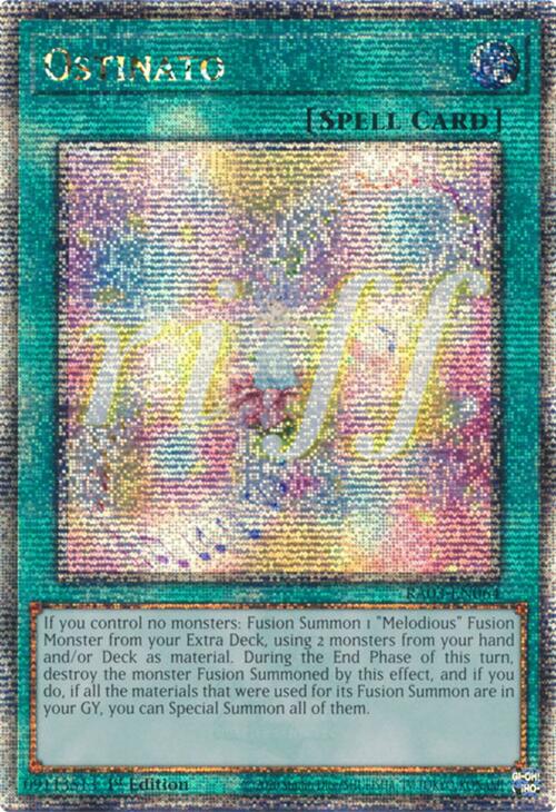 Ostinato (Quarter Century Secret Rare) [RA03-EN064] Quarter Century Secret Rare | Deep Dive Games St. Marys