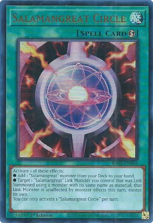 Salamangreat Circle (UR) [RA03-EN066] Ultra Rare | Deep Dive Games St. Marys