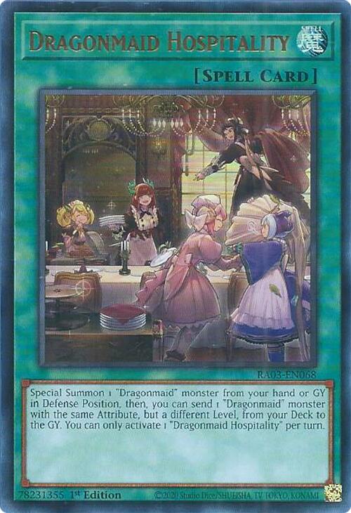 Dragonmaid Hospitality (UR) [RA03-EN068] Ultra Rare | Deep Dive Games St. Marys