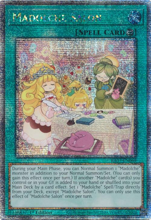 Madolche Salon (Quarter Century Secret Rare) [RA03-EN069] Quarter Century Secret Rare | Deep Dive Games St. Marys