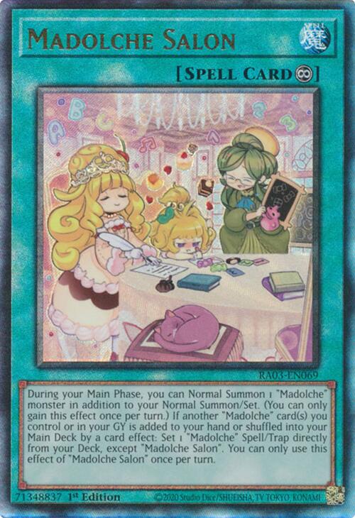 Madolche Salon (UTR) [RA03-EN069] Prismatic Ultimate Rare | Deep Dive Games St. Marys