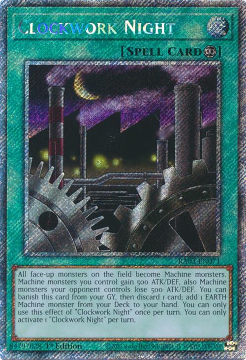 Clockwork Night (Platinum Secret Rare) [RA03-EN071] Platinum Secret Rare | Deep Dive Games St. Marys