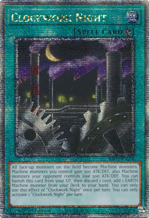 Clockwork Night (Quarter Century Secret Rare) [RA03-EN071] Quarter Century Secret Rare | Deep Dive Games St. Marys