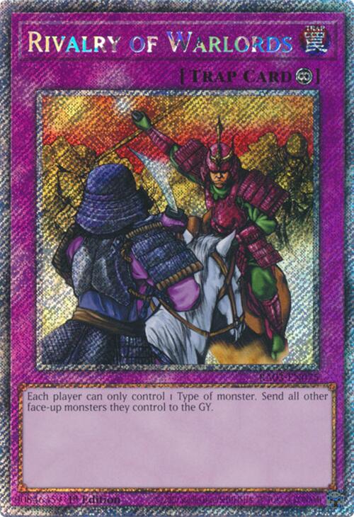 Rivalry of Warlords (Platinum Secret Rare) [RA03-EN075] Platinum Secret Rare | Deep Dive Games St. Marys