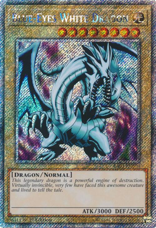 Blue-Eyes White Dragon (Platinum Secret Rare) [RA03-EN079] Platinum Secret Rare | Deep Dive Games St. Marys