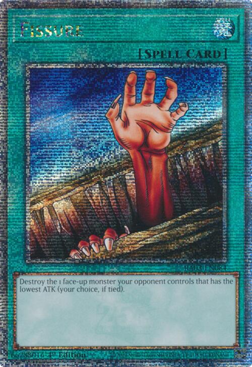 Fissure (Quarter Century Secret Rare) [RA03-EN084] Quarter Century Secret Rare | Deep Dive Games St. Marys