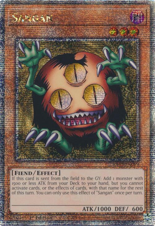 Sangan (Quarter Century Secret Rare) [RA03-EN089] Quarter Century Secret Rare | Deep Dive Games St. Marys