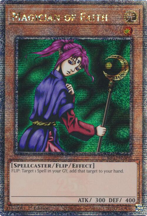 Magician of Faith (Quarter Century Secret Rare) [RA03-EN090] Quarter Century Secret Rare | Deep Dive Games St. Marys