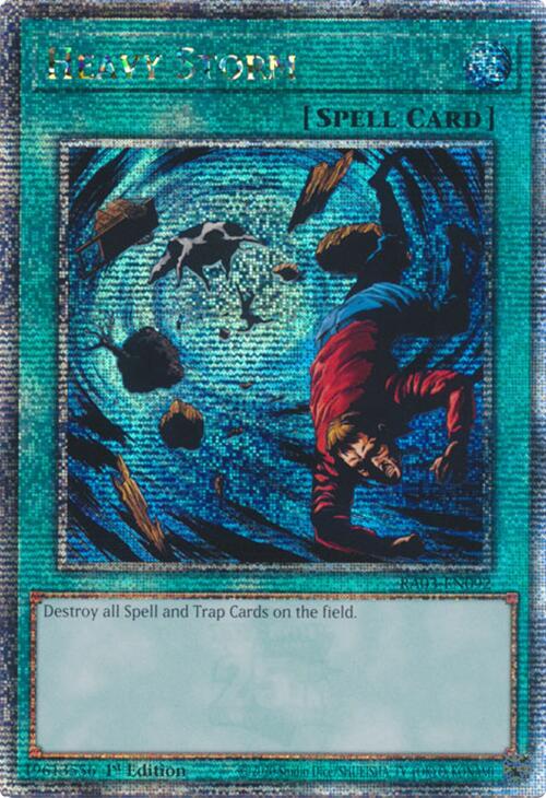 Heavy Storm (Quarter Century Secret Rare) [RA03-EN092] Quarter Century Secret Rare | Deep Dive Games St. Marys