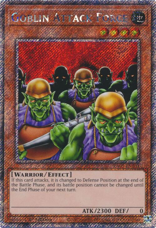 Goblin Attack Force (Platinum Secret Rare) [RA03-EN101] Platinum Secret Rare | Deep Dive Games St. Marys