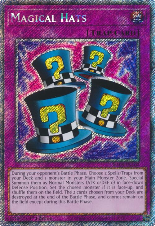 Magical Hats (Platinum Secret Rare) [RA03-EN107] Platinum Secret Rare | Deep Dive Games St. Marys