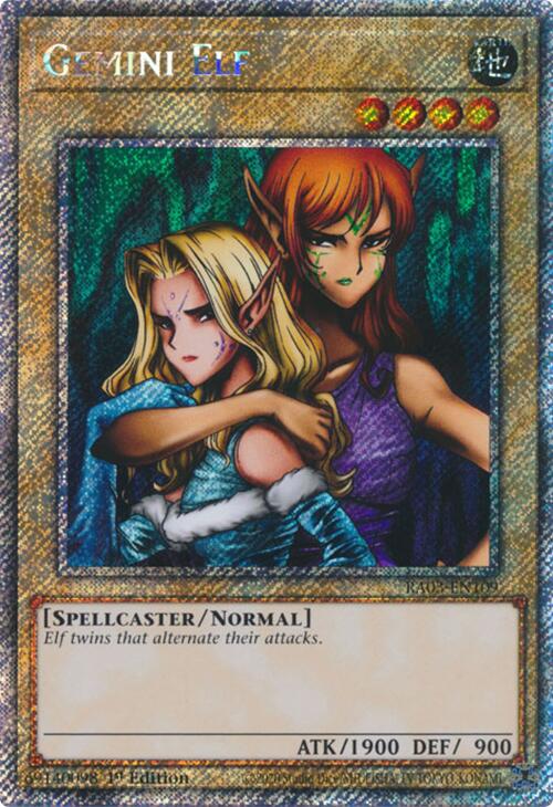 Gemini Elf (Platinum Secret Rare) [RA03-EN109] Platinum Secret Rare | Deep Dive Games St. Marys