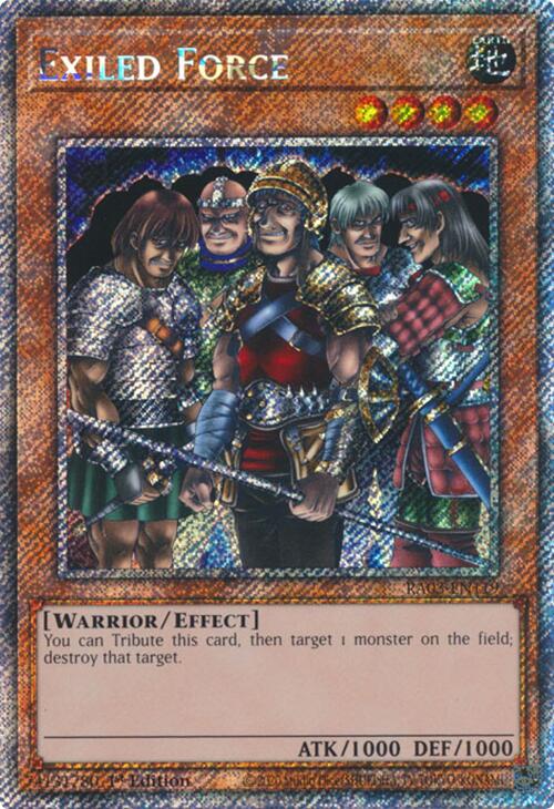 Exiled Force (Platinum Secret Rare) [RA03-EN119] Platinum Secret Rare | Deep Dive Games St. Marys