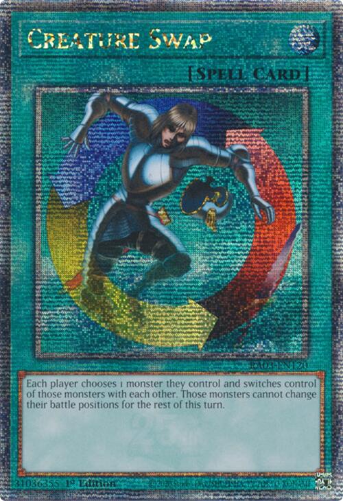 Creature Swap (Quarter Century Secret Rare) [RA03-EN120] Quarter Century Secret Rare | Deep Dive Games St. Marys