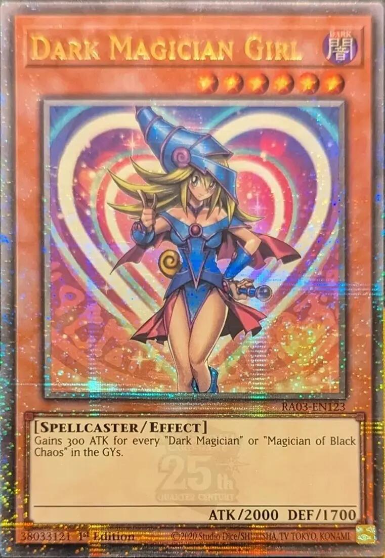 Dark Magician Girl (Quarter Century Secret Rare) [RA03-EN123] Quarter Century Secret Rare | Deep Dive Games St. Marys