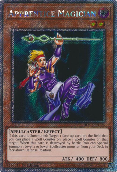 Apprentice Magician (Platinum Secret Rare) [RA03-EN124] Platinum Secret Rare | Deep Dive Games St. Marys