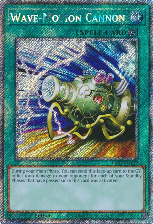 Wave-Motion Cannon (Platinum Secret Rare) [RA03-EN127] Platinum Secret Rare | Deep Dive Games St. Marys