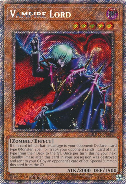 Vampire Lord (Platinum Secret Rare) [RA03-EN128] Platinum Secret Rare | Deep Dive Games St. Marys