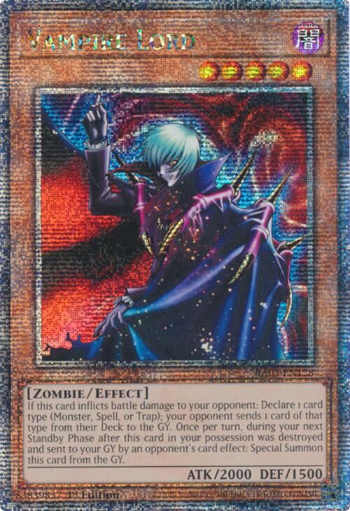 Vampire Lord (Quarter Century Secret Rare) [RA03-EN128] Quarter Century Secret Rare | Deep Dive Games St. Marys