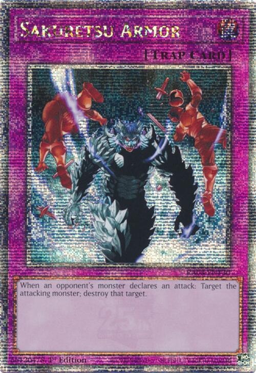 Sakuretsu Armor (Quarter Century Secret Rare) [RA03-EN130] Quarter Century Secret Rare | Deep Dive Games St. Marys