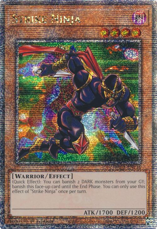 Strike Ninja (Quarter Century Secret Rare) [RA03-EN131] Quarter Century Secret Rare | Deep Dive Games St. Marys