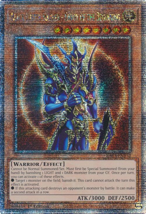 Black Luster Soldier - Envoy of the Beginning (Quarter Century Secret Rare) [RA03-EN132] Quarter Century Secret Rare | Deep Dive Games St. Marys