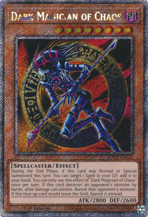 Dark Magician of Chaos (Platinum Secret Rare) [RA03-EN134] Platinum Secret Rare | Deep Dive Games St. Marys