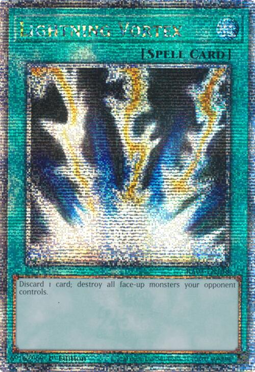 Lightning Vortex (Quarter Century Secret Rare) [RA03-EN148] Quarter Century Secret Rare | Deep Dive Games St. Marys