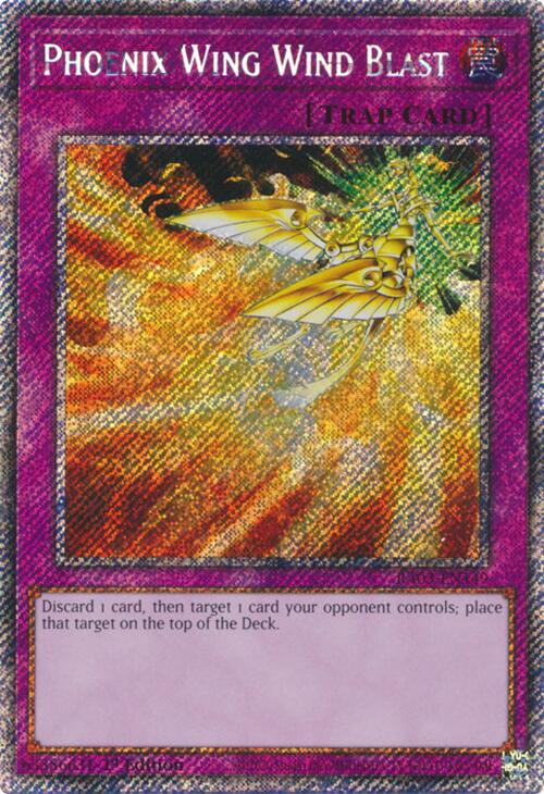 Phoenix Wing Wind Blast (Platinum Secret Rare) [RA03-EN149] Platinum Secret Rare | Deep Dive Games St. Marys