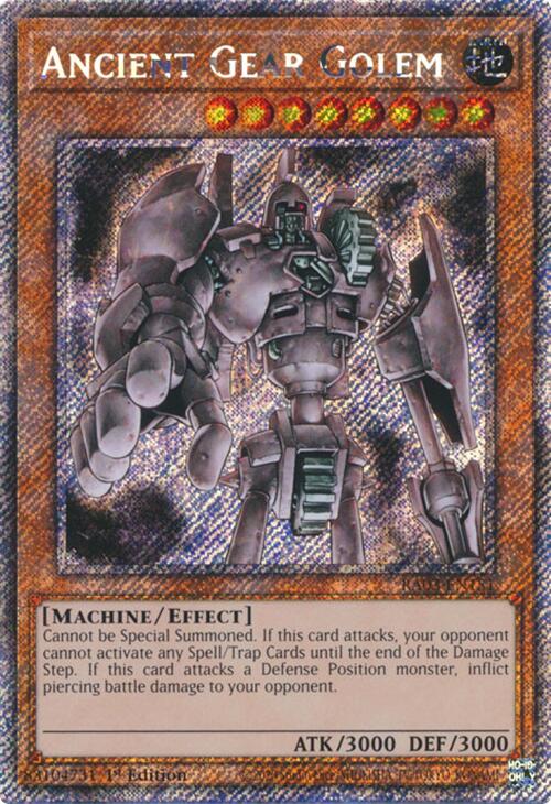 Ancient Gear Golem (Platinum Secret Rare) [RA03-EN151] Platinum Secret Rare | Deep Dive Games St. Marys