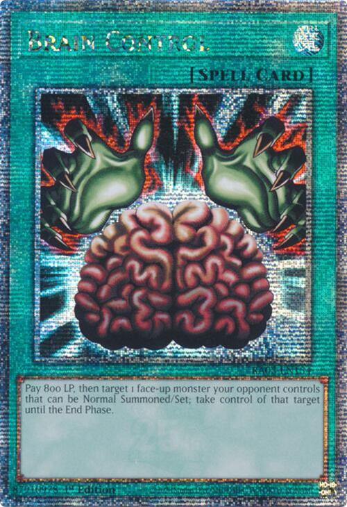 Brain Control (Quarter Century Secret Rare) [RA03-EN154] Quarter Century Secret Rare | Deep Dive Games St. Marys