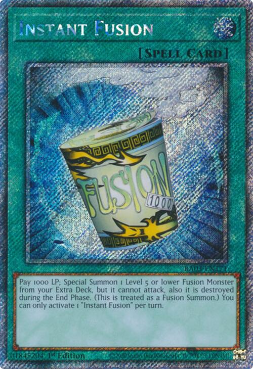 Instant Fusion (Platinum Secret Rare) [RA03-EN171] Platinum Secret Rare | Deep Dive Games St. Marys